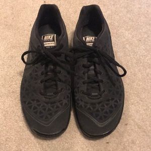 All black Nike Free Fit 2-size 9.5